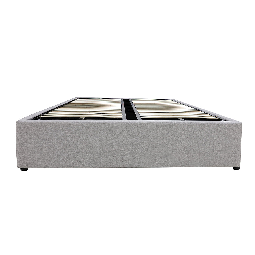 Gas Lift Storage Bed Base - Queen - Latte