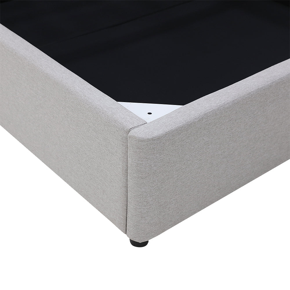 Gas Lift Storage Bed Base - Queen - Latte