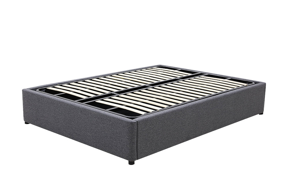 Gas Lift Storage Bed Base - King - Charcoal