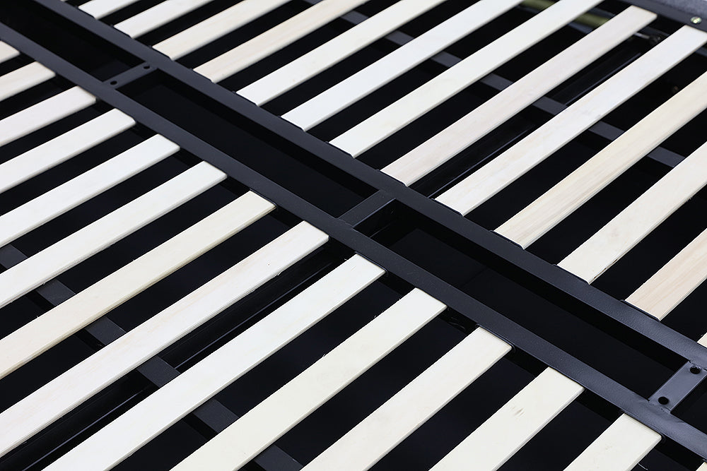 Gas Lift Storage Bed Base - King - Charcoal