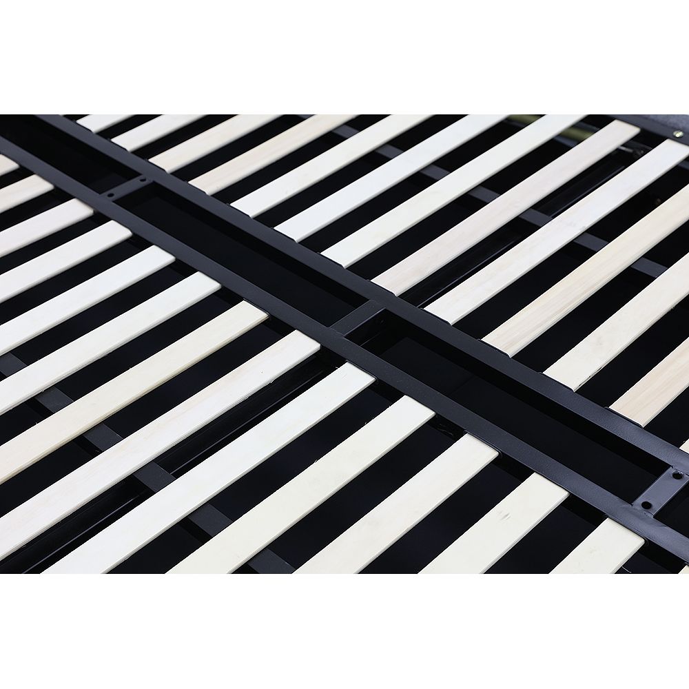 Gas Lift Storage Bed Base - Double - Charcoal