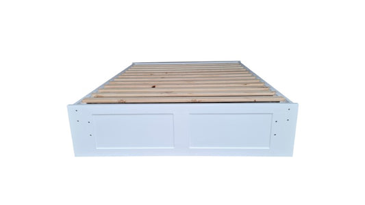 Coastal Pine Bed Base - King - White