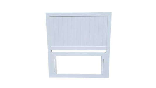 115 cm high Timber headboard  - King Single   - Pure White Colour