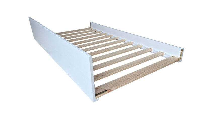 30 cm Deep Coastal Under Bed Trundler - King Single - White