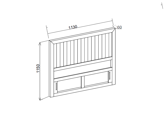 Coastal Solid Pine bed frame - King Single - White
