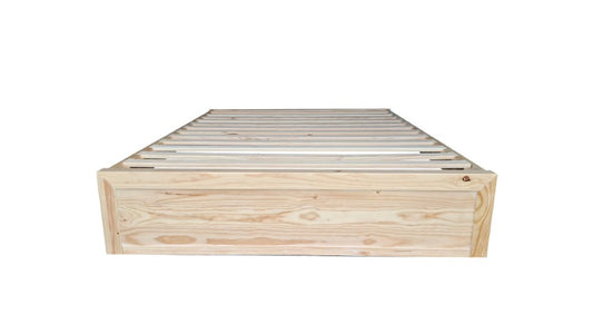 Coastal Pine Bed Base - Queen - Natural