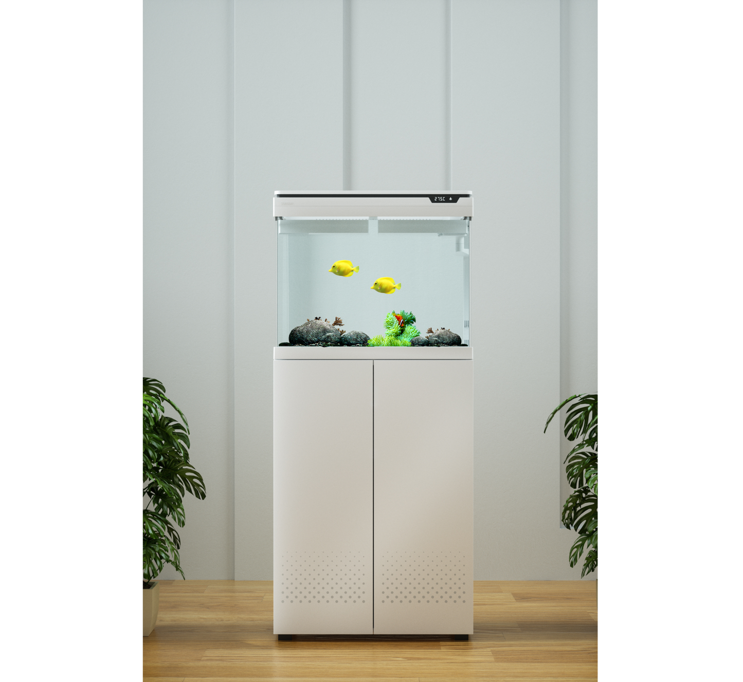 70 LITRE TANK , FILTER , LIGHT , COVER AND STAND - FULL SET UP PLUG AND ADD FISH AND WATER - MODEL XE 600