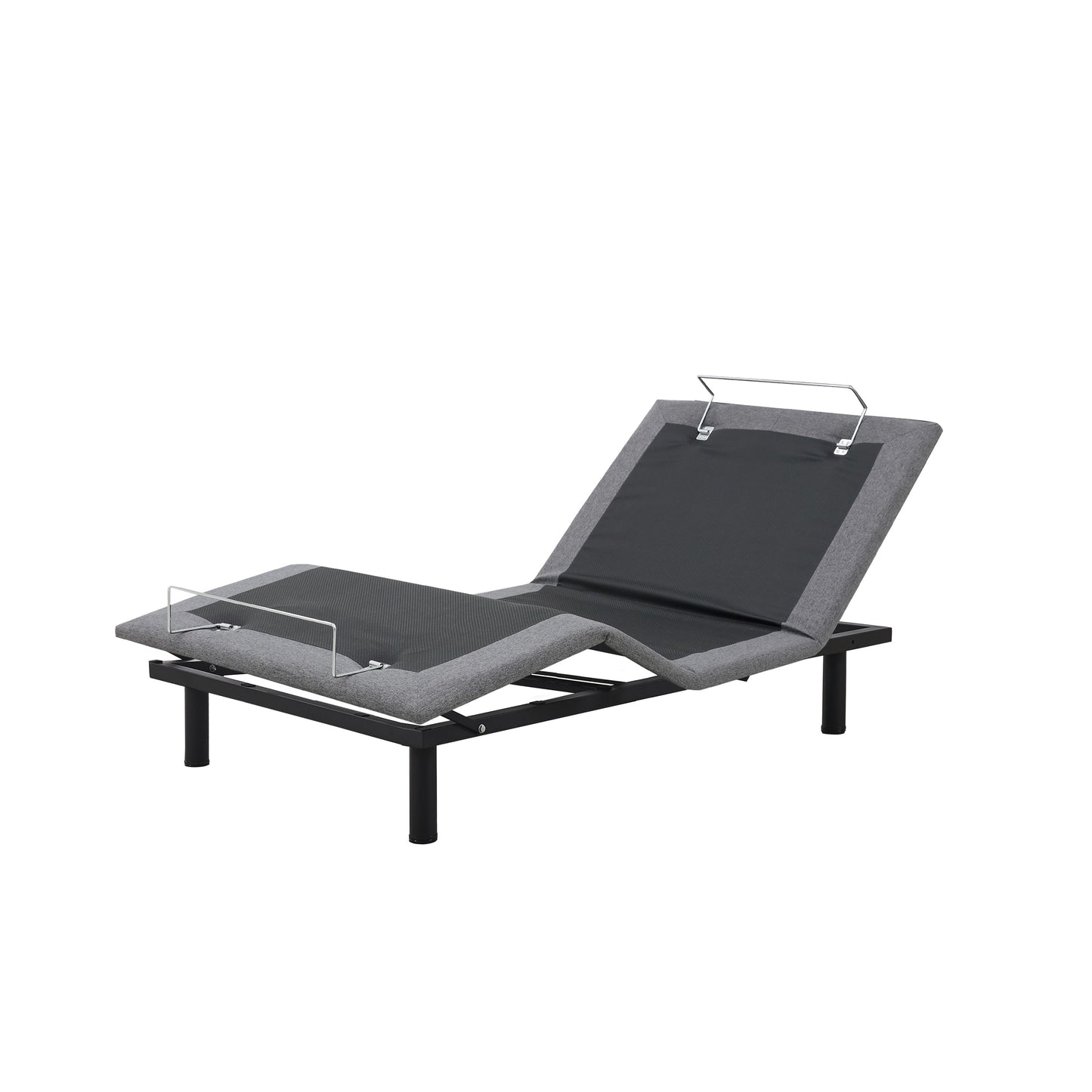 Electrical Adjustable Bed Base With Storage Bed Frame - Split King - Charcoal