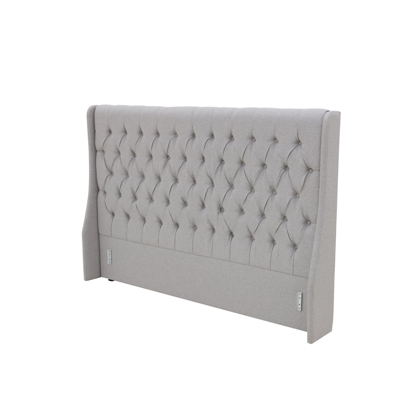 Classic Headboard with Wings - Queen- Latte