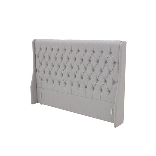 Classic Headboard with Wings - King- Latte