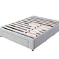 Bed Base - 3 drawers - Light Grey - Queen