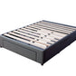 Bed Base - 3 drawers - Charcoal - Double