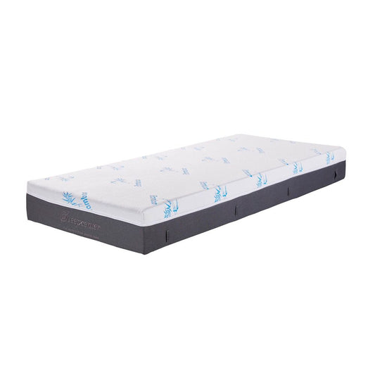 Long single adjustable cool gel memory foam mattress