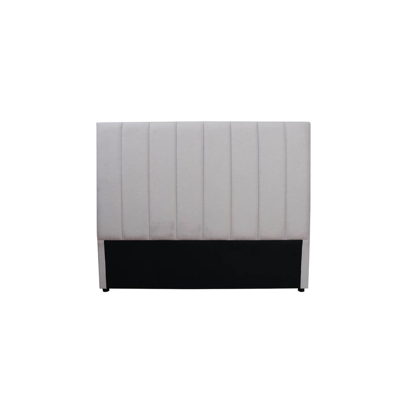 Modern king latte headboard with a high-quality, thick, padded, upholstered design.