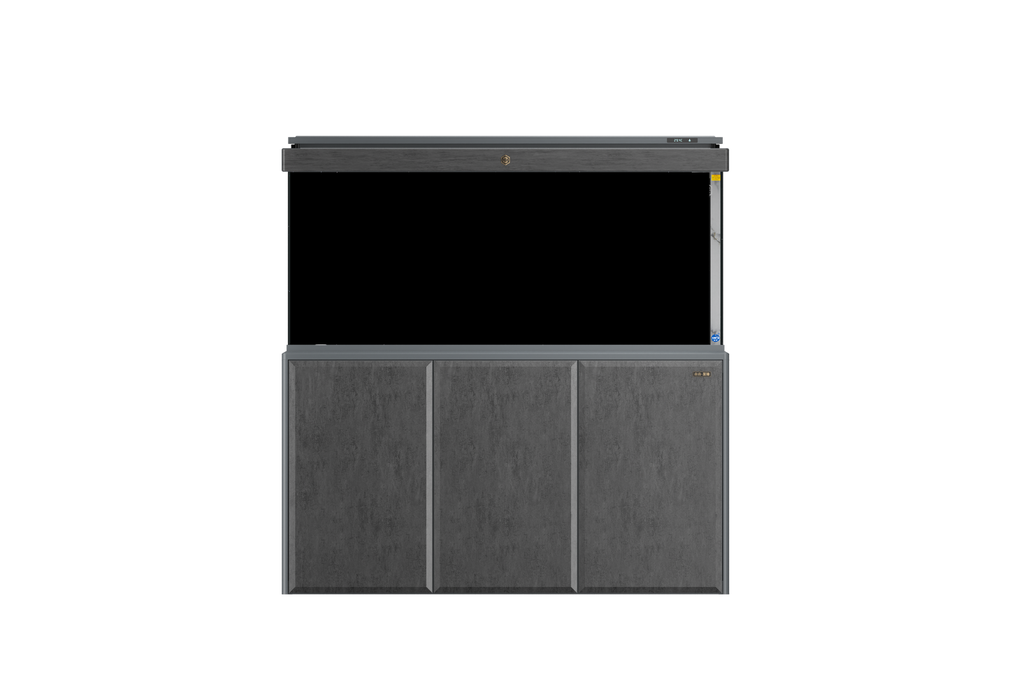 460 LITRE , 150 CM WIDE [ 5 FOOT ] SLIMLINE SMART MARINE / FRESHWATER   FISH TANK , STAND AND HOOD  SET UP  WITH BOTTOM SUMP FILTER  AND LARGE VIEWING DISPLAY-  MODEL ZLL1500ID