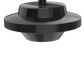 FLYING  SAUCER STYLE LED LIGHT - MODERN BLACK POWDER COATED STAINLESS STEEL DESIGN AQUARIUM LED  GROW LIGHT MODEL 640 c