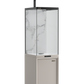 140 LITRE SMART VERTICAL TOWER  FISH TANK , LID  AND  STAND  SET [ 4.5 FOOT HIGH ]  WITH BOTTOM SUMP FILTER  - IDEAL FOR ANGEL AND DISCUSS FISH  LITRES - MODEL ZBF 400