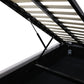Gas Lift Storage Bed Base - Double - Latte