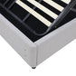 Gas Lift Storage Bed Base - Double - Latte