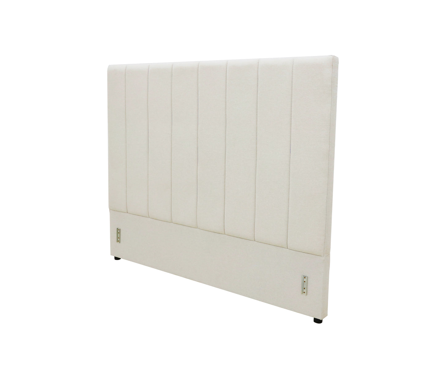 Modern Headboard with Storage bed base set - Queen - Beige