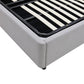 Gas Lift Storage Bed Base - Double - Latte