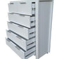 Coastal Pine Tall Boy - 6 Drawers - White
