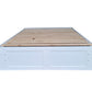 Costal Solid Pine Bed Frame with Headboard - Double - White