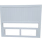 115 cm high Timber headboard  - Double  - Pure White Colour