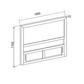 Regent Solid Pine Bed Frame with Headboard - King - Walnut Espresso