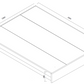 ZEN Solid Pine Bed Frame with Bookshelf Headboard - King - Walnut Espresso