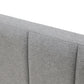 Modern Headboard Bed Frame - King Single - Latte