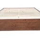 Regent Solid Pine Bed Base - King - Walnut Espresso