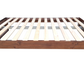 Regent Solid Pine Bed Base - King - Walnut Espresso