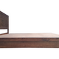 ZEN Solid Pine Bed Frame with Headboard - King - Walnut Espresso