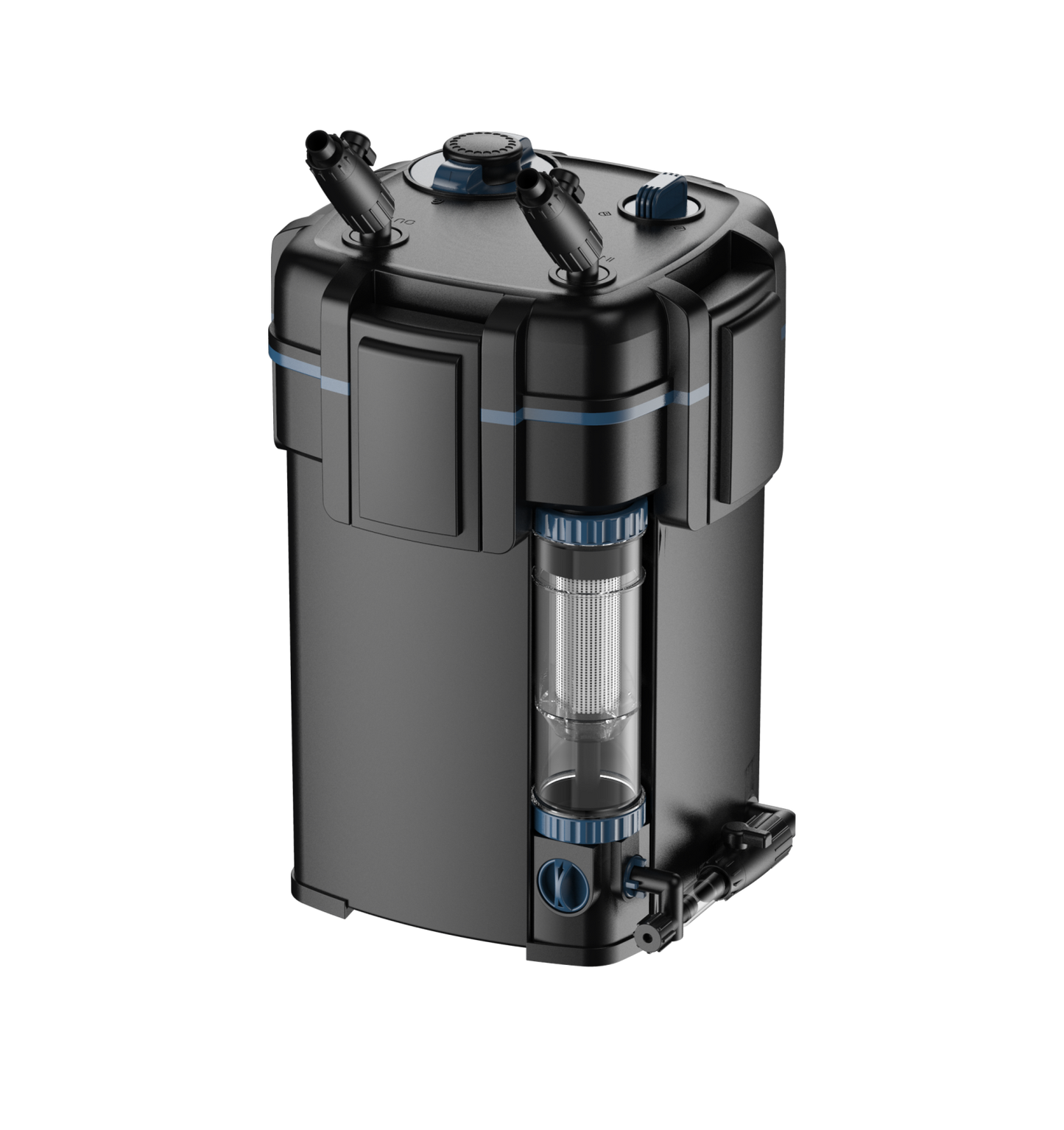SILENT HIGH POWER CANISTER FILTER FOR TANKS UPTO 300 LITRE TANK , WITH BUILT IN HEATER / UV LIGHT AND EASY PULL OUT PRE FILTER- MODEL  YWY800
