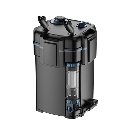 SILENT HIGH POWER CANISTER FILTER FOR TANKS UPTO 300 LITRE TANK , WITH BUILT IN HEATER / UV LIGHT AND EASY PULL OUT PRE FILTER- MODEL  YWY800