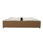 Gas Lift Storage Bed Base - King - PU Leather Tan