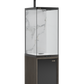 140 LITRE SMART VERTICAL TOWER  FISH TANK , LID  AND  STAND  SET [ 4.5 FOOT HIGH ]  WITH BOTTOM SUMP FILTER  - IDEAL FOR ANGEL AND DISCUSS FISH  LITRES - MODEL ZBF 400