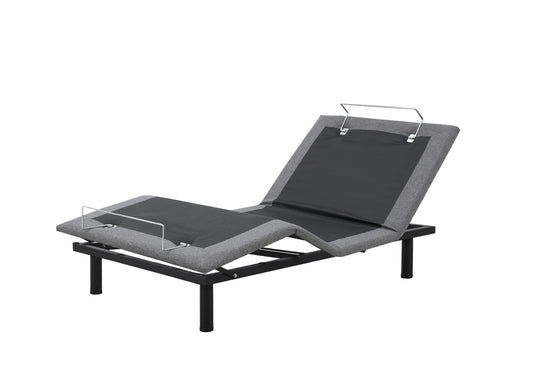 Electrical Adjustable Bed Base - Long single - Charcoal