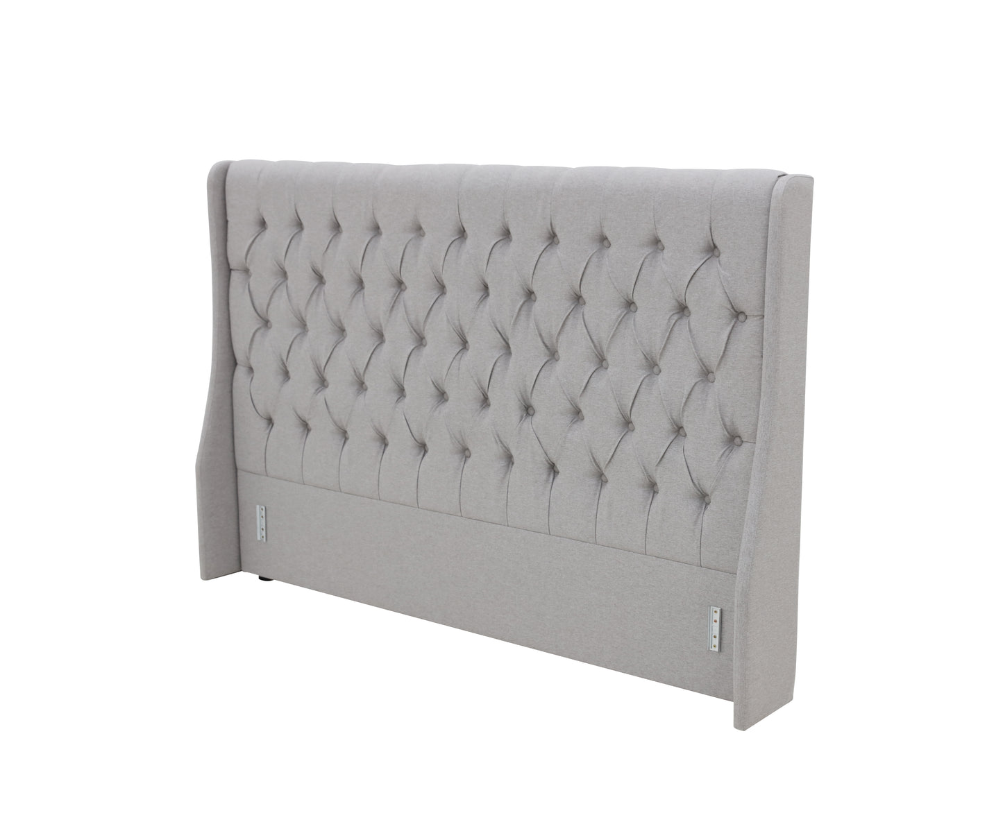 Classic Headboard with Wings - Queen- Latte