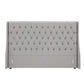 Classic Headboard with Wings - Queen- Latte