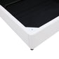 Gas Lift Storage Bed Base - Queen - PU Leather White