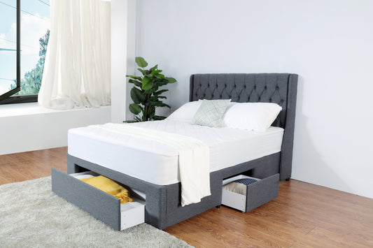 Classic Bed Frame - King - Charcoal