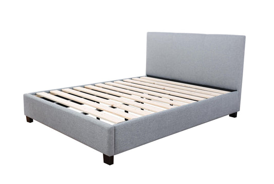 Plain Bed Frame - Double - light grey