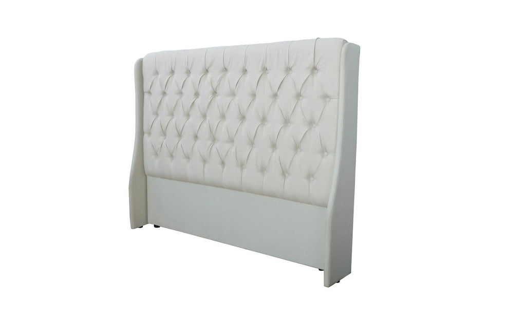 Classic Headboard with Wings- Queen - Beige