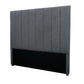 Modern Headboard - King Single - Charcoal