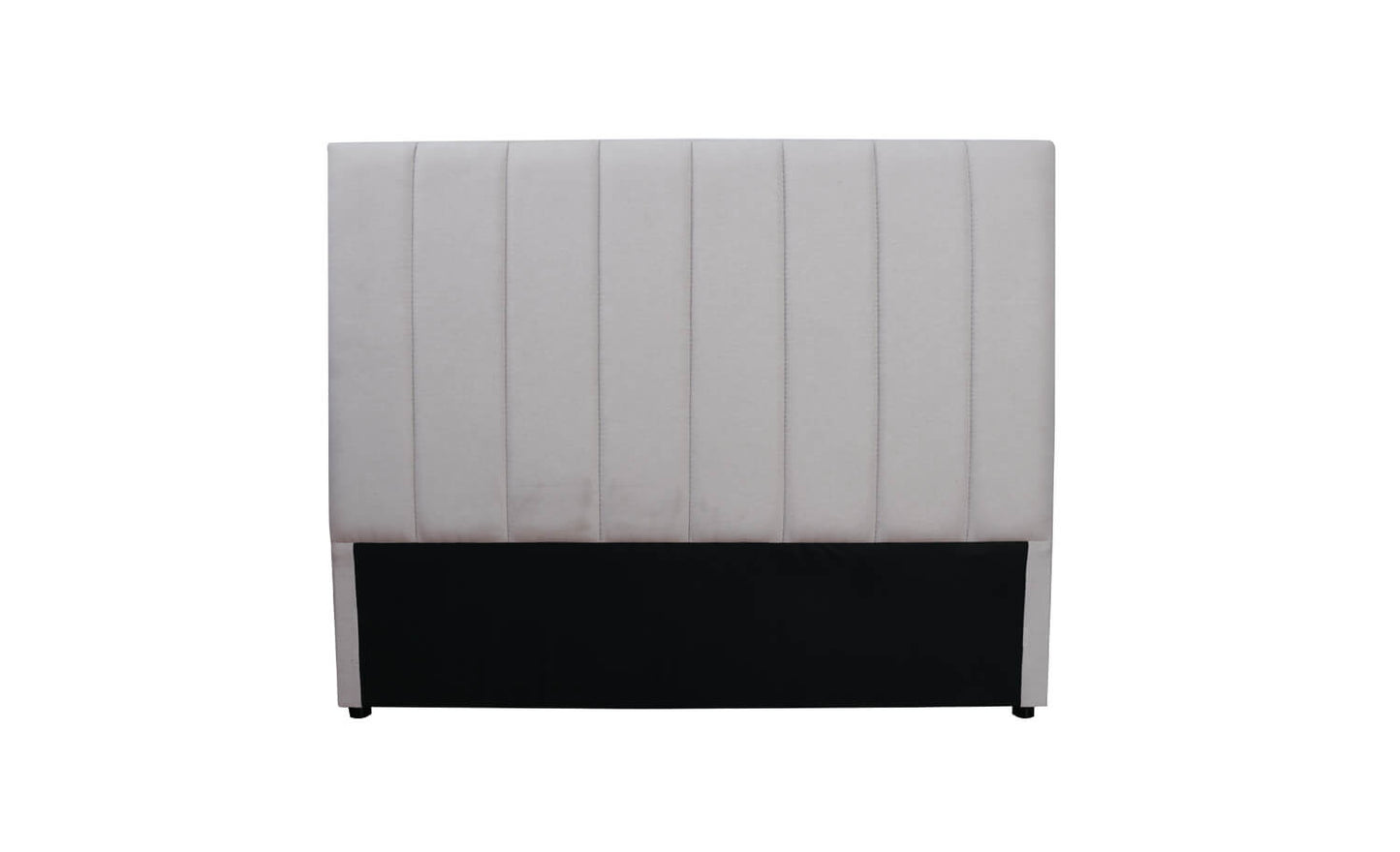 Modern king latte headboard with a high-quality, thick, padded, upholstered design.