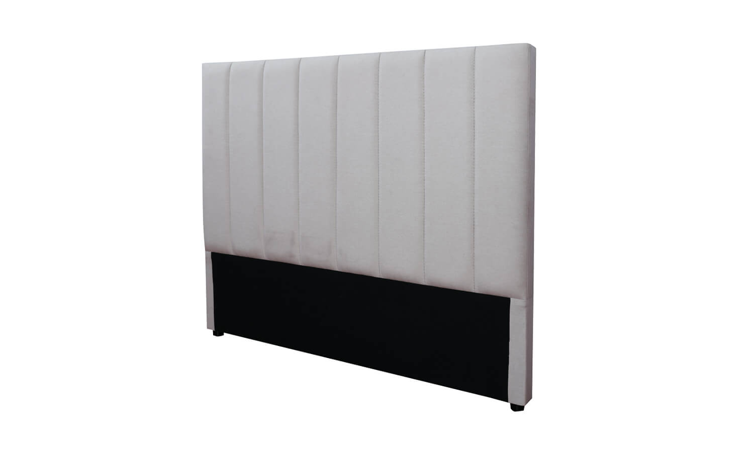 Modern queen latte headboard with a high-quality, thick, padded, upholstered design.